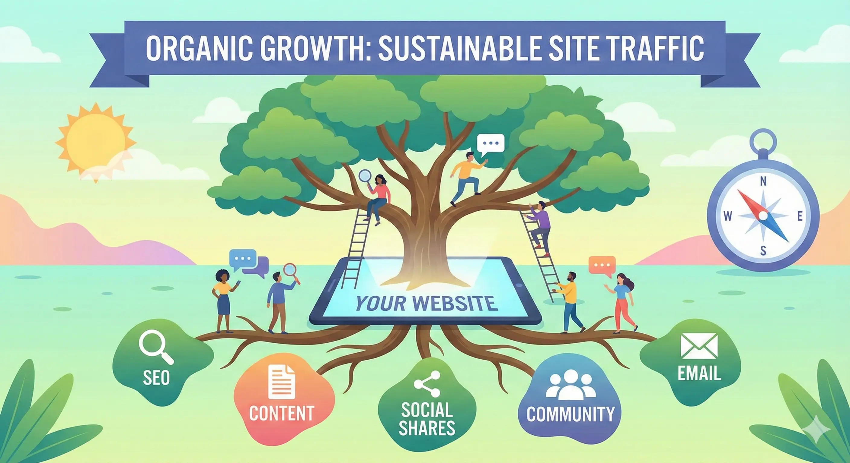 Thumbnail for How to Grow Traffic Without Ads: The 2025 Playbook