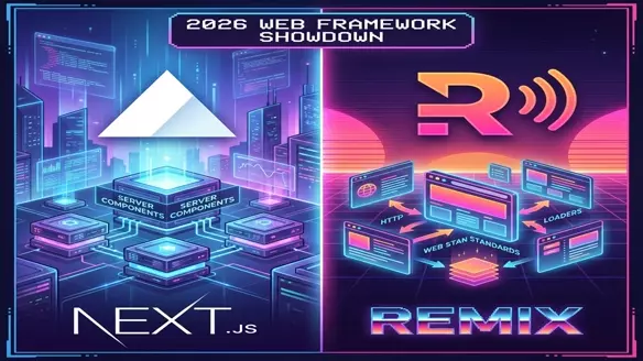 Thumbnail for Next.js vs Remix 2026: The Battle for React Supremacy
